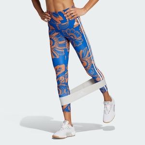 ADIDAS X FARM RIO 7/8 LEGGINGS, Royal Blue & Copper - Medium